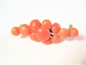 【貨物輸送無料】宝飾品・付属品 アンティキーブローチコーラルantikie broche avec coraux, 3,63 g