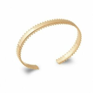 【貨物輸送無料】宝飾品・佩び物 メッキメッキビーズレースjonc en plaque or contour en dentelle perlees