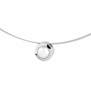 【貨物輸送無料】宝飾品・付属品 エルンステスデザインネックレスインキシブルスチールペンダントパールcollier ernstes design avec pendentif k732 acier inoxydable avec perle