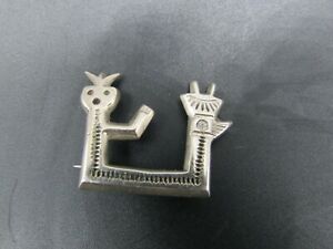 【貨物輸送無料】宝飾品・付属品 ブローチデネソジービニスターリングシルバーナバホbroche dene tsosie bini sterling silver navajo