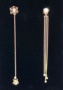 【貨物輸送無料】宝飾品・付属品 スワロフスキーイヤリングホワイトロゼドレヌフボックスswarovski precisely boucles doreilles, blanc, rose dore neuf avec boite