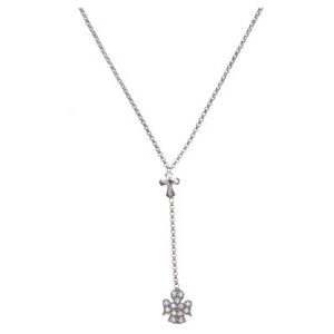 【貨物輸送無料】宝飾品・付属品 アーメンエンジェルネックレスcollier amen ange et croix argent