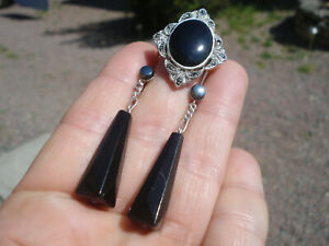 【貨物輸送無料】宝飾品・付属品 ヴィンテージシルバースリーパーロットbeau lot de deux bijoux ancien et vintagesbague argentdormeuses a vis