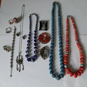 【貨物輸送無料】宝飾品・付属品 ロトディビジッテリアヴィンテージペッツィun lotto di bigiotteria  vintage 13 pezzi