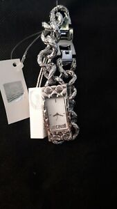 【貨物輸送無料】宝飾品・付属品 カヴァリウォッチゴールデンシルバーmontre cavalli  dore argent