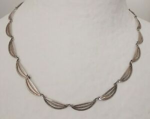 【貨物輸送無料】宝飾品・付属品 ソリッドシルバーネックレスcollier en argent massif