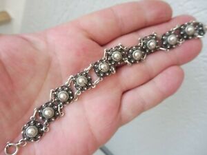 【貨物輸送無料】宝飾品・付属品 腕輪しろがね色tres beau, vieux bracelet, 800 argent