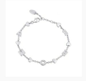 【貨物輸送無料】宝飾品・付属品 アルジェントジルコニブラッチャーレアモーレbracciale mabina インチ argento 925 e zirconi  533194 amore