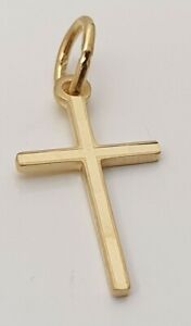 【貨物輸送無料】宝飾品・付属品 ゴールデンクロスブレスレットゴールドベストペンダントbracelet dore croix  pendentif 585 or best 666033