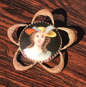 【貨物輸送無料】宝飾品・付属品 ヴィンテージスターリングピンブローチブロンドvintage sterling pinbrooch  blonde lady