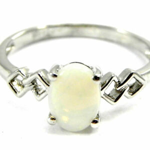 【貨物輸送無料】宝飾品・付属品 プロモーションシルバーリングオパールホワイトpromo 30, bague argent deesse opale blanc