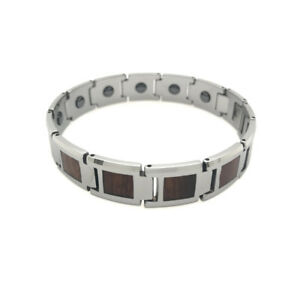 【貨物輸送無料】宝飾品・付属物 ハワイアンコアウッドタングステンメンズブレスレットgenuine hawaiian koa wood tungsten mens bracelet