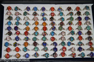 【貨物輸送無料】宝飾品・付属物 ミレフィオーリリングロットlot revendeur de 95 bagues millefiori