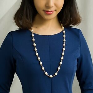 【貨物輸送無料】宝飾品・付属物 パールネックレスビッグバロックマダムイングーフインスパイアゴールドメッキcollier perle culture gros 12粍 baroque madame ingouf inspire plaque or 18k tz