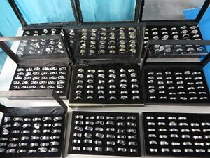 【貨物輸送無料】宝飾品・付属物 リングメンズジュエリーステンレススチールリング300 rings 35centspc whole mens jewelry stainless steel rings