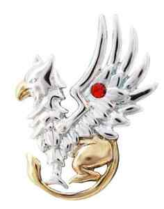 【貨物輸送無料】宝飾品・添え物 グリフィンシルバーペンダントマッシブアンストークスレンジgriffins cadeau pendentif argent massif anne stokes gamme com11