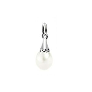 【貨物輸送無料】宝飾品・付属物 ホワイトシルバーカルチャーパールペンダントpendentif perle de culture blanche et argent 9251000