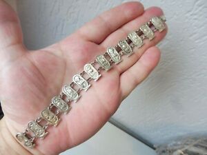 【送料無料】ジュエリー・アクセサリー ブレスレットシルバーエジプトtres beau, vieux bracelet, 925 argent, egypte