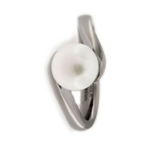 【送料無料】ジュエリー・アクセサリー チタンリングパールanneau en titane avec perle 10mm pts467