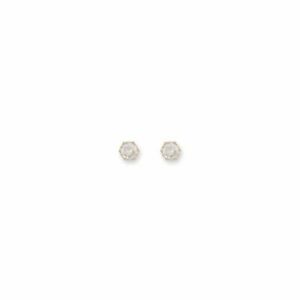 【送料無料】ジュエリー・アクセサリー ゴールドクロージルコンキュービクイヤリング9ct or 5mm griffe parure zircon cubique boucles doreilles