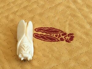 【送料無料】ジュエリー・アクセサリー オールドアールデコセミブローチancienne broche cigale art deco