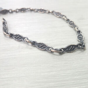 【貨物輸送無料】宝飾品・添え物 アルジェントブルニトファットアマノブラッチャーレbracciale インチ argento brunito 925 fatto a mano bb04