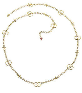 【貨物輸送無料】宝飾品・付属物 カラーゴールドメッキカラーguess collier  collier ubn90804 plaque or