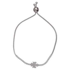 【貨物輸送無料】宝飾品・添え物 シルバーエンジェルブレスレットホワイトジルコンbracelet ange et zircons blancs amen argent 925