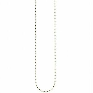 【送料無料】ジュエリー・アクセサリー ブラックメッキネックレスcollier sautoir en plaque or fine perles miyuki noire