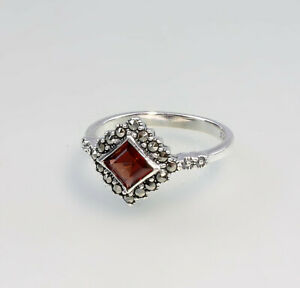 【送料無料】ジュエリー・アクセサリー シルバーグラナトマルカーシットリング9927099 925er argent granatmarkasitring gr 54