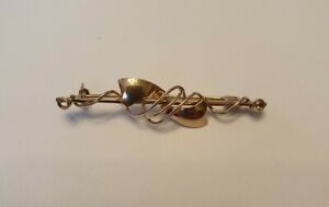 【貨物輸送無料】宝飾品・添え物 ゴールデン胸飾りdore broche non porte, de liquidation de magasin