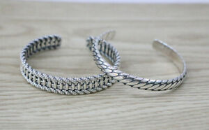 【送料無料】ジュエリー・アクセサリー ウェブマスターブレスレットパターンスターリングシルバーb21 bracelet tresse webmuster motif de tissage 4 8 mm 925 sterling argent