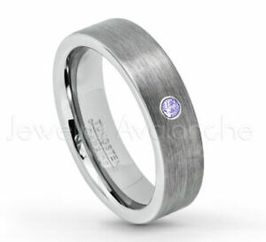 【送料無料】ジュエリー・アクセサリー タンザニテリングパイプカットタングステンリング007ct tanzanite bague, 6mm tuyau coupe tungsten decembre naissance bague 019