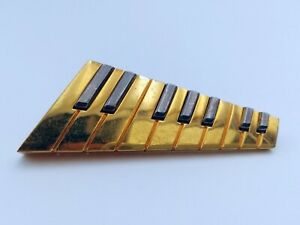 【送料無料】ジュエリー・アクセサリー ヴィンテージピアノキーボードブローチbroche vintage clavier de piano|hokushin