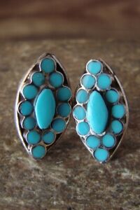 【送料無料】ジュエリー・アクセサリー ズニシルバースターリングターコイズポストイヤリンググロリアツーソンzuni argent sterling turquoise post boucles doreilles gloria tucson