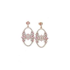 【送料無料】ジュエリー・アクセサリー ブリスドナイヤリングシルバーローズゴールドジルコネboucles doreilles bliss donna 20071174 argent or rose zircone
