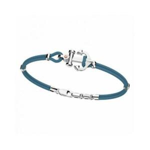 【送料無料】ジュエリー・アクセサリー ブラッチャレザンカンウオモテスートアズーロbracciale zancan uomo exb619rav tessuto azzurro