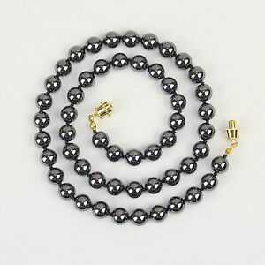 【送料無料】ジュエリー・アクセサリー ヘマタイトノットハンドカラーヘマタイトグレーグレーパールグレー8mm hematite collier main noue naturel hematite 8 mm gris perles gris