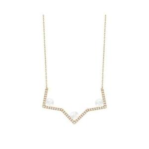 【送料無料】ジュエリー・アクセサリー コラーナスワロフスキードナアチャイオオロジャッロcollana swarovski donna 5197179 acciaio oro giallo