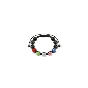 【送料無料】ジュエリー・アクセサリー ブレスレットシャンバリスタルメタルボールbracelet shamballa billes metalliques crystal 5 couleurs