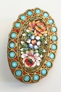 【送料無料】ジュエリー・アクセサリー イタリアモザイクbronche en mosaique italien ref56266