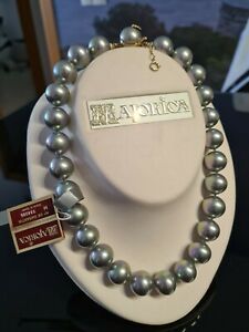 【送料無料】ジュエリー・アクセサリー デスクエントカラーマジョリカユーロ60 de descuento 14mm 50cm collar majorica 235 euros