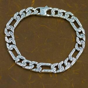 【送料無料】ジュエリー・アクセサリー カーブリンクスターリングシルバーメンズブレスレットチェーンcurb link 925 sterling silver ag authentic genuine mens bracelet chain 8 10