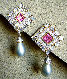 【送料無料】ジュエリー・アクセサリー ヴァレンティノイヤリングクリップファンシーパールドロップ748 valentino boucles doreille clips gouttes en perles fantaisie