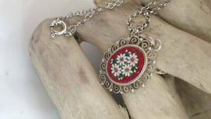 【送料無料】ジュエリー・アクセサリー ビザンチンモザイクペンダントcollier avec pendentif en mosaique byzantin