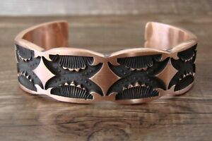 【送料無料】ジュエリー・アクセサリー ナバホジュエリーハンドティンブレカッパーブレスレットジェロルドnavajo bijoux main timbre cuivre bracelet jerrold