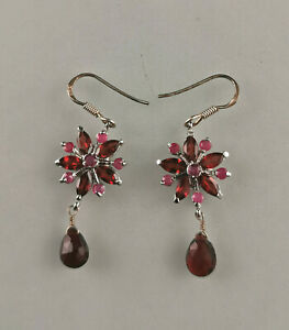 【送料無料】ジュエリー・アクセサリー グラナトオーリンジシルバーイヤリング9927740 925er boucles doreilles en argent granatohrringe 5x1, 5cm