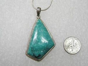 【送料無料】ジュエリー・アクセサリー シルバーターコイズペンダントラウンドスネークチェーンfabuleux nouveau argent et turquoise pendentif 381cm rond chaine serpent