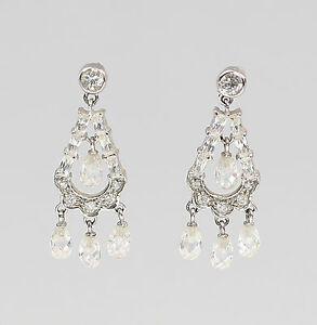【貨物輸送無料】宝飾品・付属物 ジルコニウムシルバーシルバーイヤリング9927169 en argent boucles doreilles avec zirconium 925er argent l3, 5珊