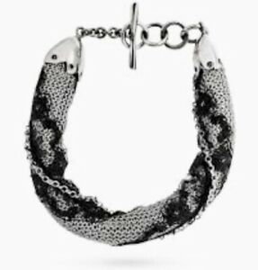 【送料無料】ジュエリー・アクセサリー ブラッチャーレアダミマルトゥッチアルジェントピッツォネロb002 bracciale donna adamiamp;martucci argento 925 e pizzo nero